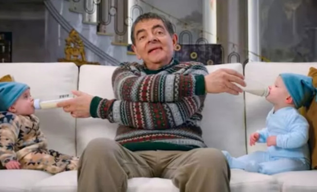 Ilustrasi Film Man Vs Baby dibintangi Rowan Atkinson yang lebih dikenal dengan MR Bean. [Int]